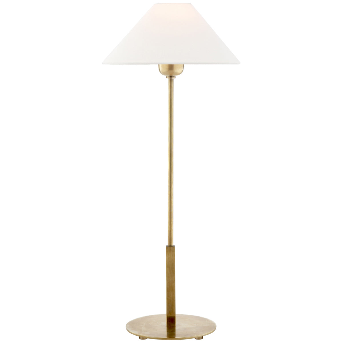 Visual Comfort Hackney Table Lamp with Linen Shade