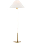 Visual Comfort Hackney Buffet Lamp with Linen Shade