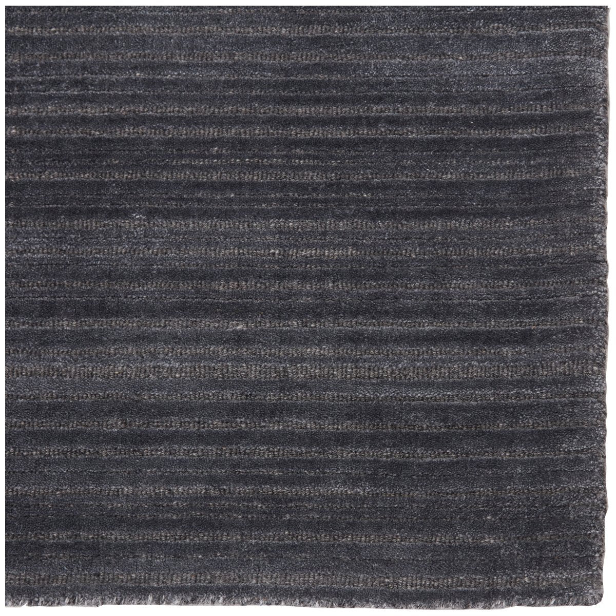 Jaipur Second Sunset Gradient Solid Stripes Dark Blue Gray SST05 Rug