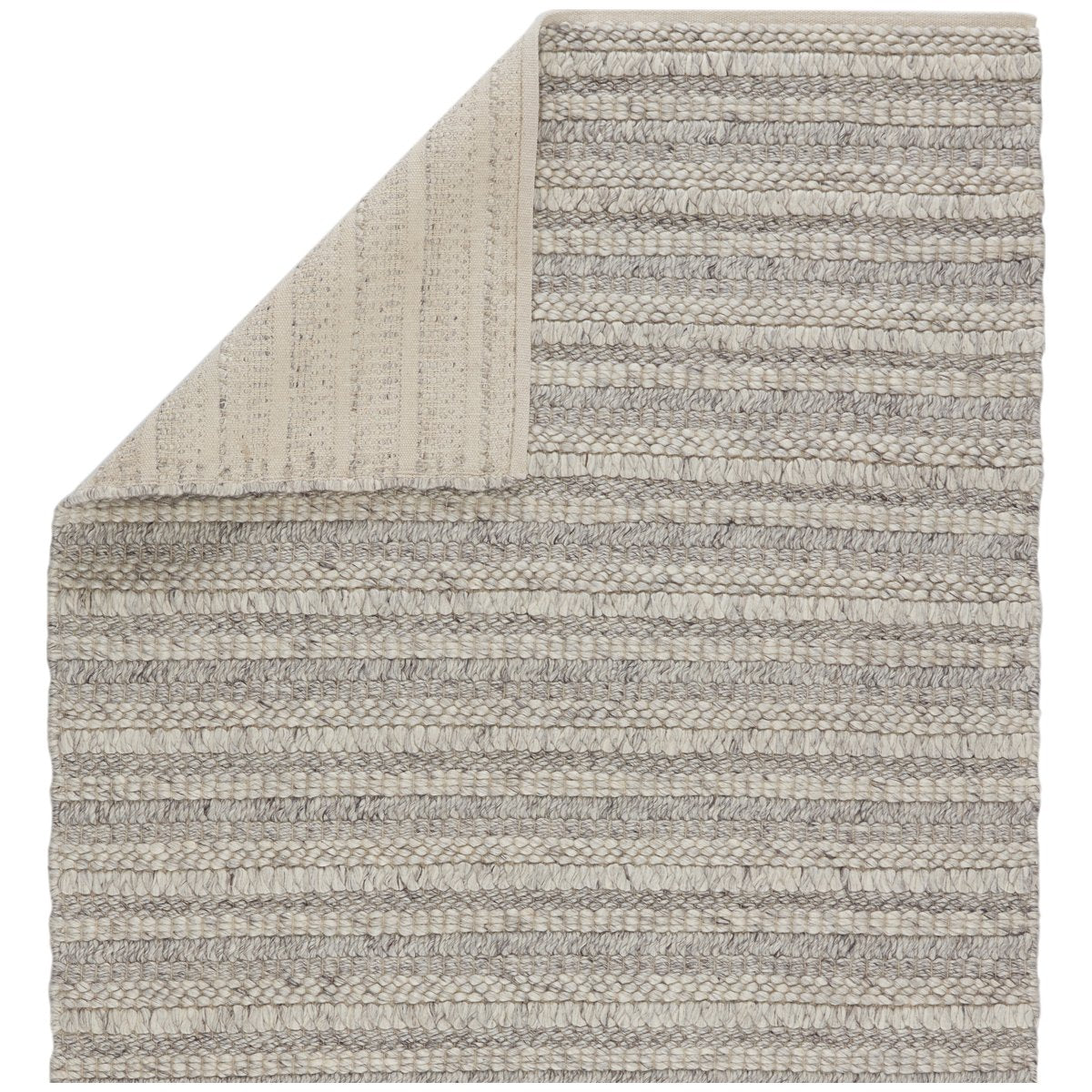 Jaipur Star Gaze Nebula Solid Stripes Gray Cream STG01 Rug