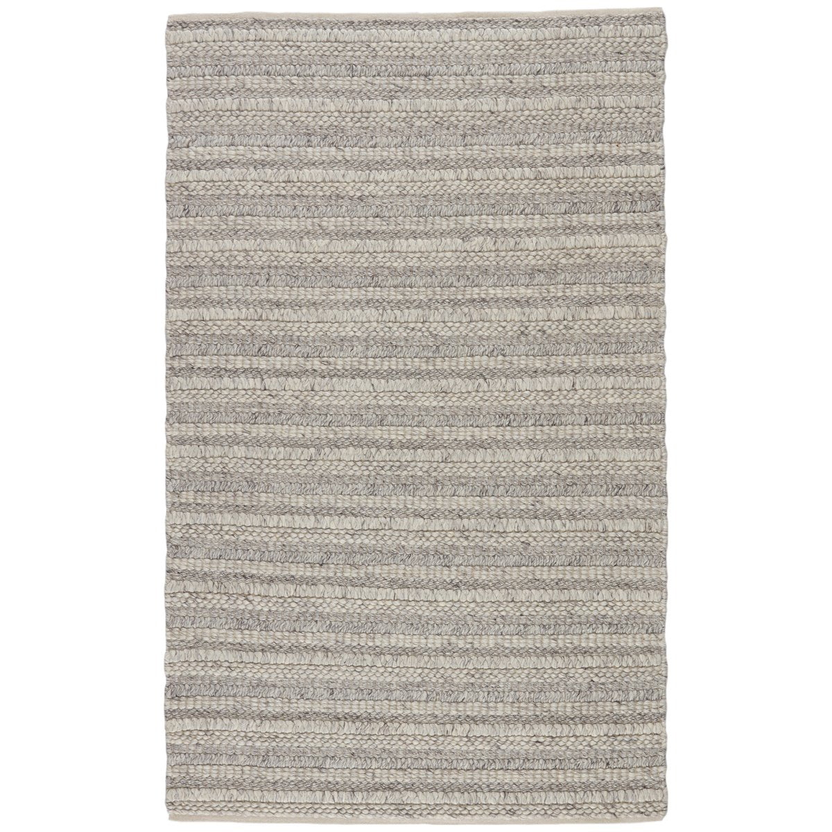 Jaipur Star Gaze Nebula Solid Stripes Gray Cream STG01 Rug