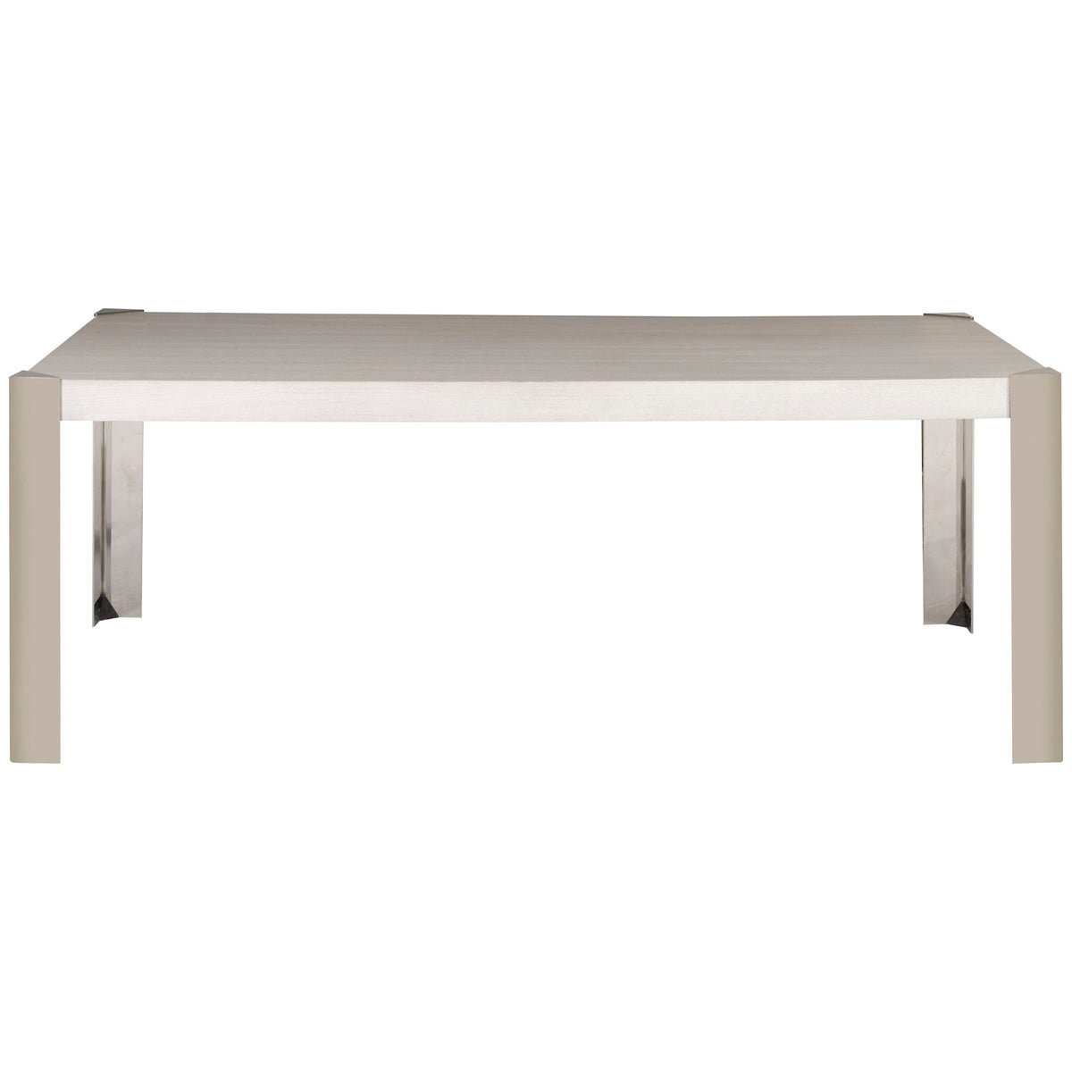 Vanguard Furniture Angled Dining Table with Metal Captured Leg