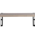 Vanguard Furniture Fret Dining Table with Textured Metal Fret Leg