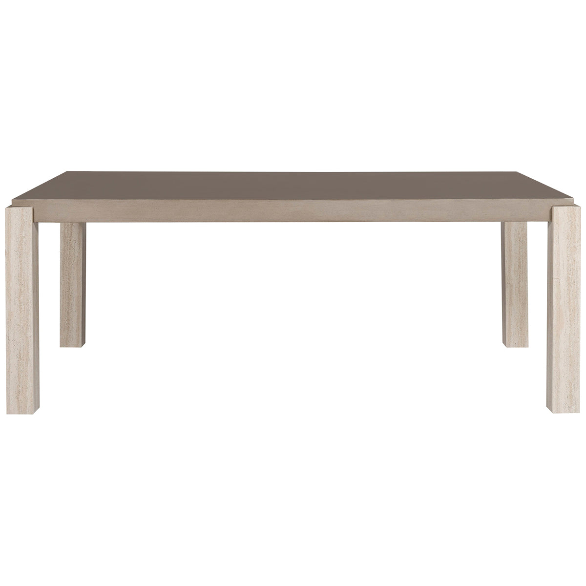 Vanguard Furniture Stone Dining Table with Stone Leg