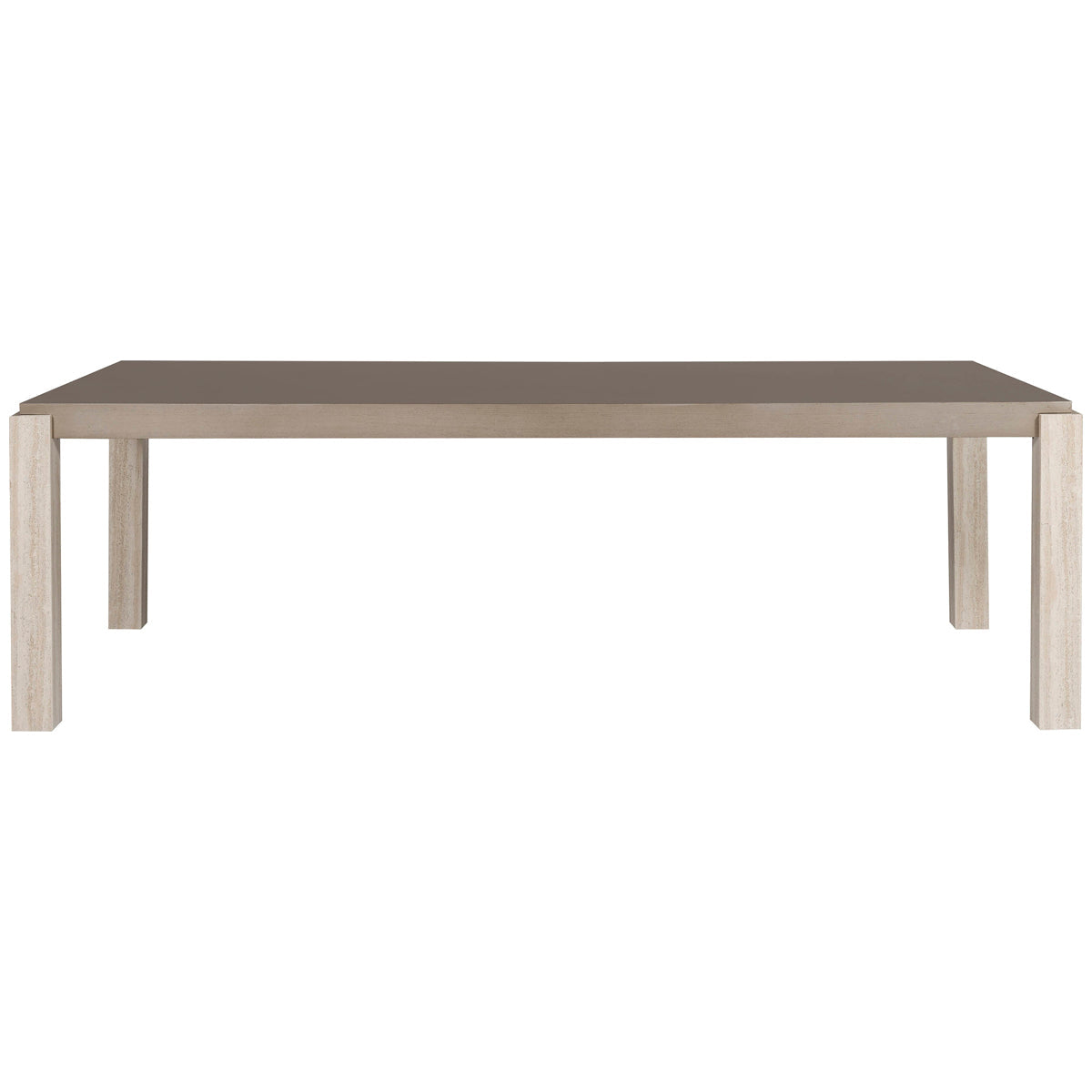 Vanguard Furniture Stone Dining Table with Stone Leg