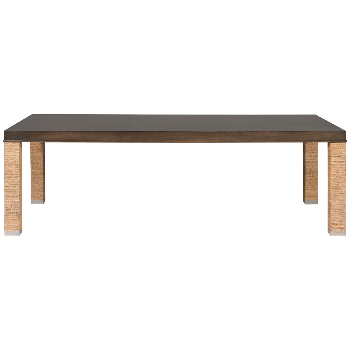 Vanguard Furniture Woven Dining Table with Lampakanay Leg