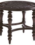 Tommy Bahama Royal Kahala Black Sands Round End Table