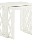 Tommy Bahama Ivory Key Set of 2 Stovell Ferry Nesting Tables 543-957