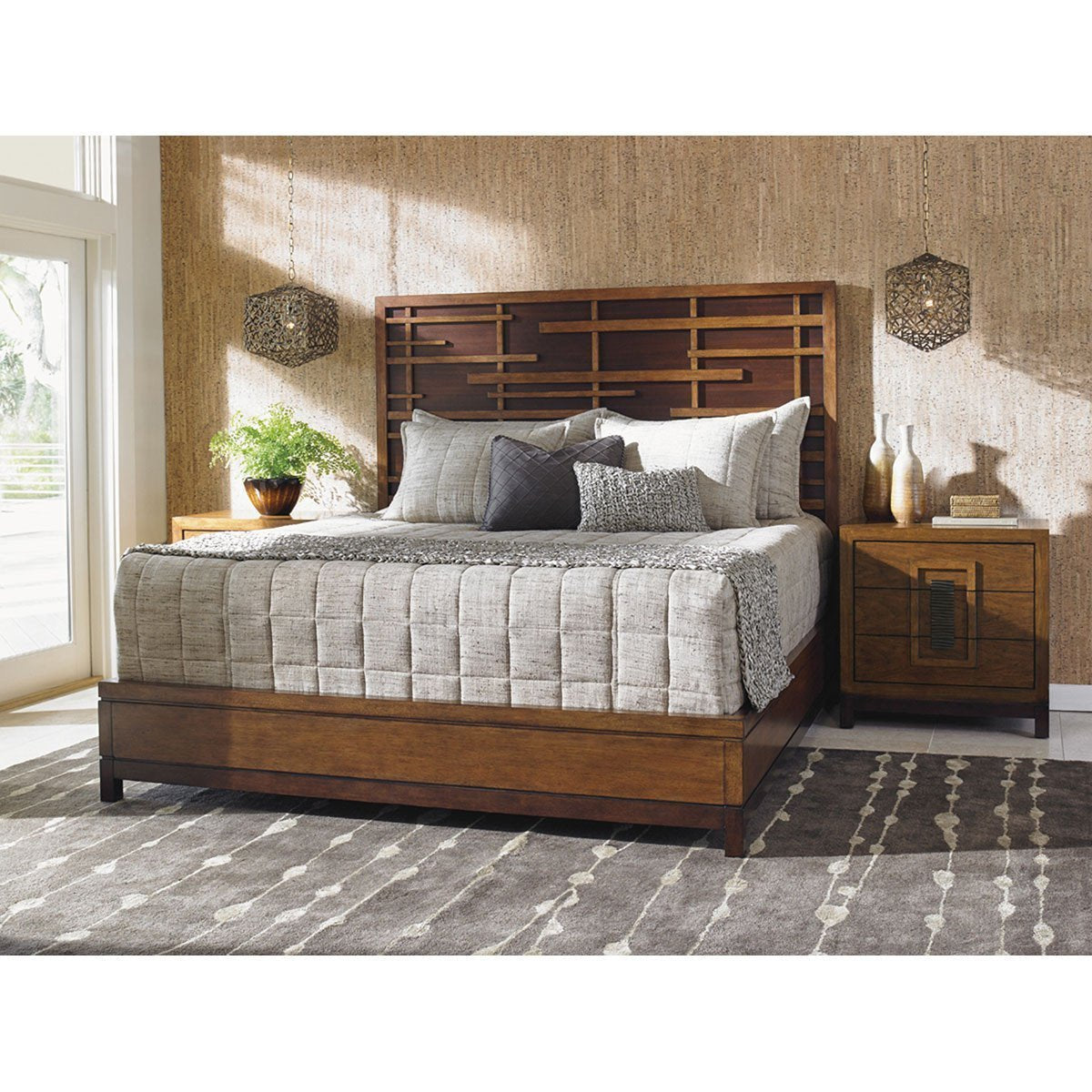 Tommy Bahama Island Fusion Shanghai Panel Bed