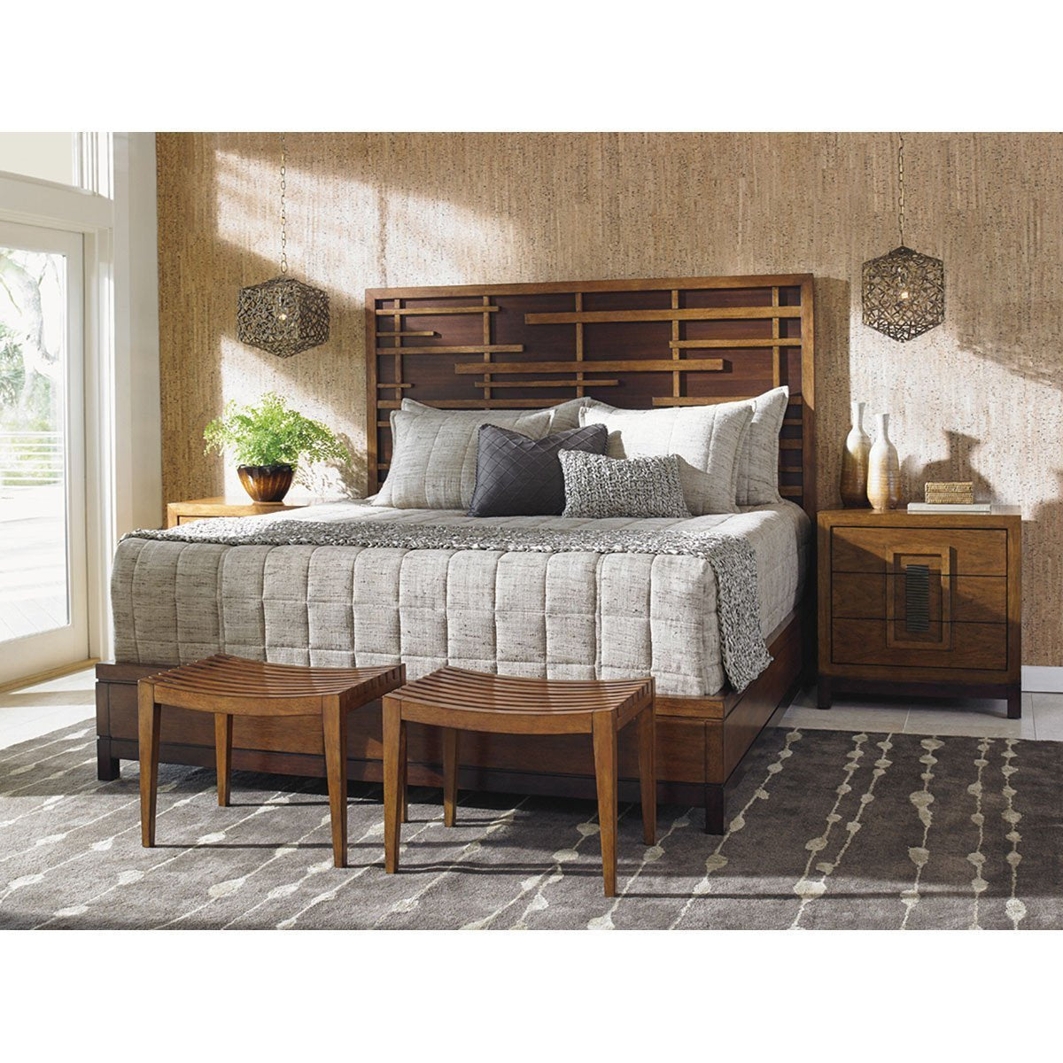 Tommy Bahama Island Fusion Shanghai Panel Bed