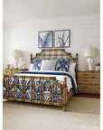 Tommy Bahama Twin Palms St. Kitts Rattan Bed