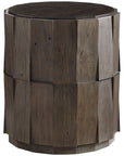 Tommy Bahama Cypress Point Everett Round Travertine End Table