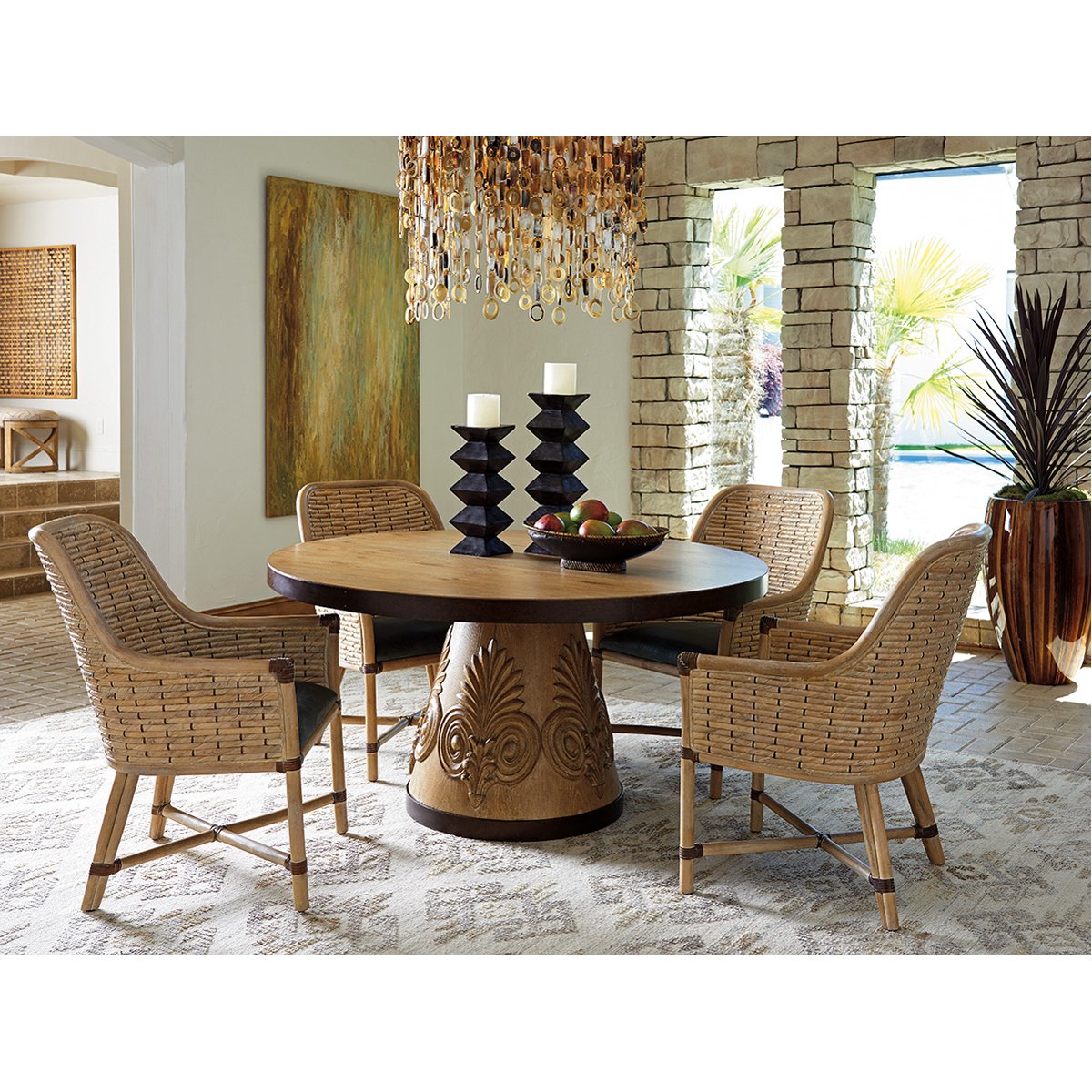 Tommy Bahama Los Altos Weston Round Dining Table