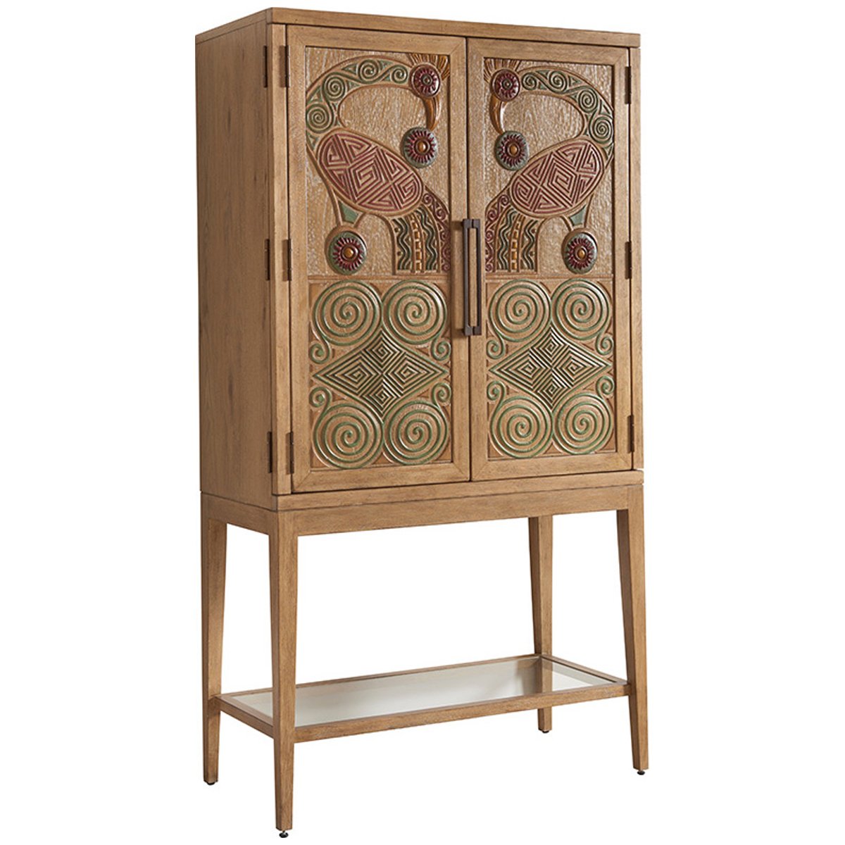 Tommy Bahama Los Altos Cameroon Bar Cabinet