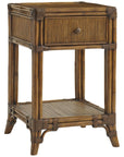 Tommy Bahama Bali Hai Medium Brown Del Sol Bedside Table