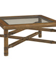 Tommy Bahama Bali Hai Medium Brown Capri Square Cocktail Table