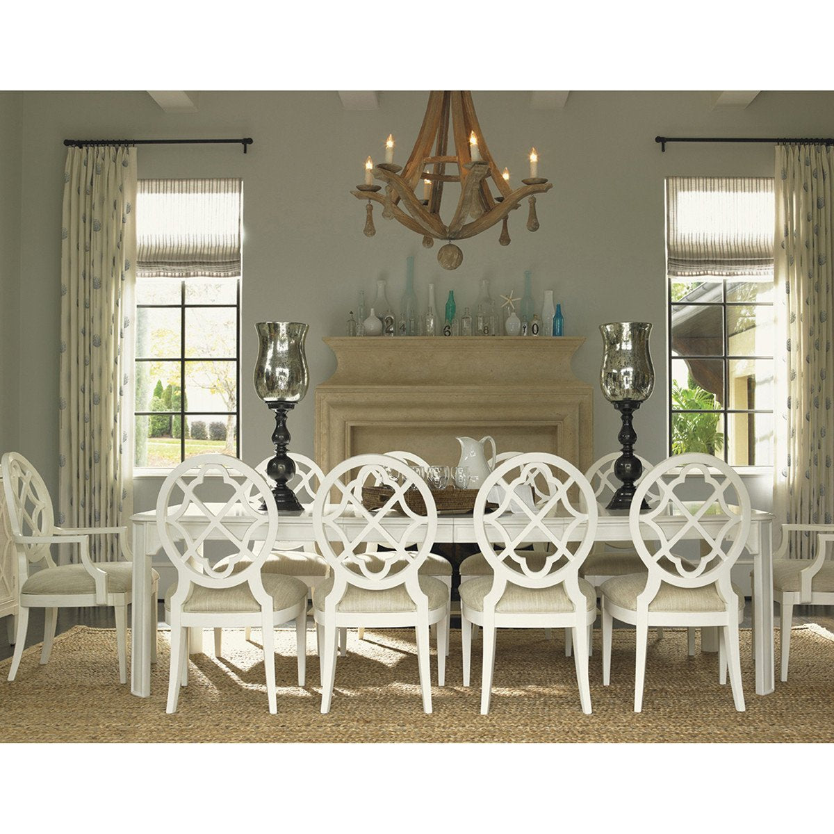 Tommy Bahama Ivory Key Castle Harbour Rectangular Dining Table 543-877