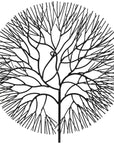 Phillips Collection Circle Wire Tree Wall Art