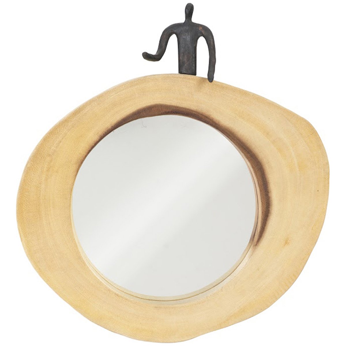 Phillips Collection Atlas Pointing Figure Cross Cut Mirror