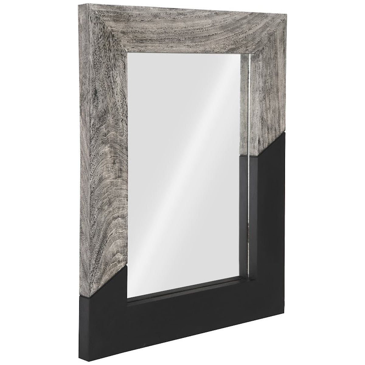 Phillips Collection Geometry Gray Mirror