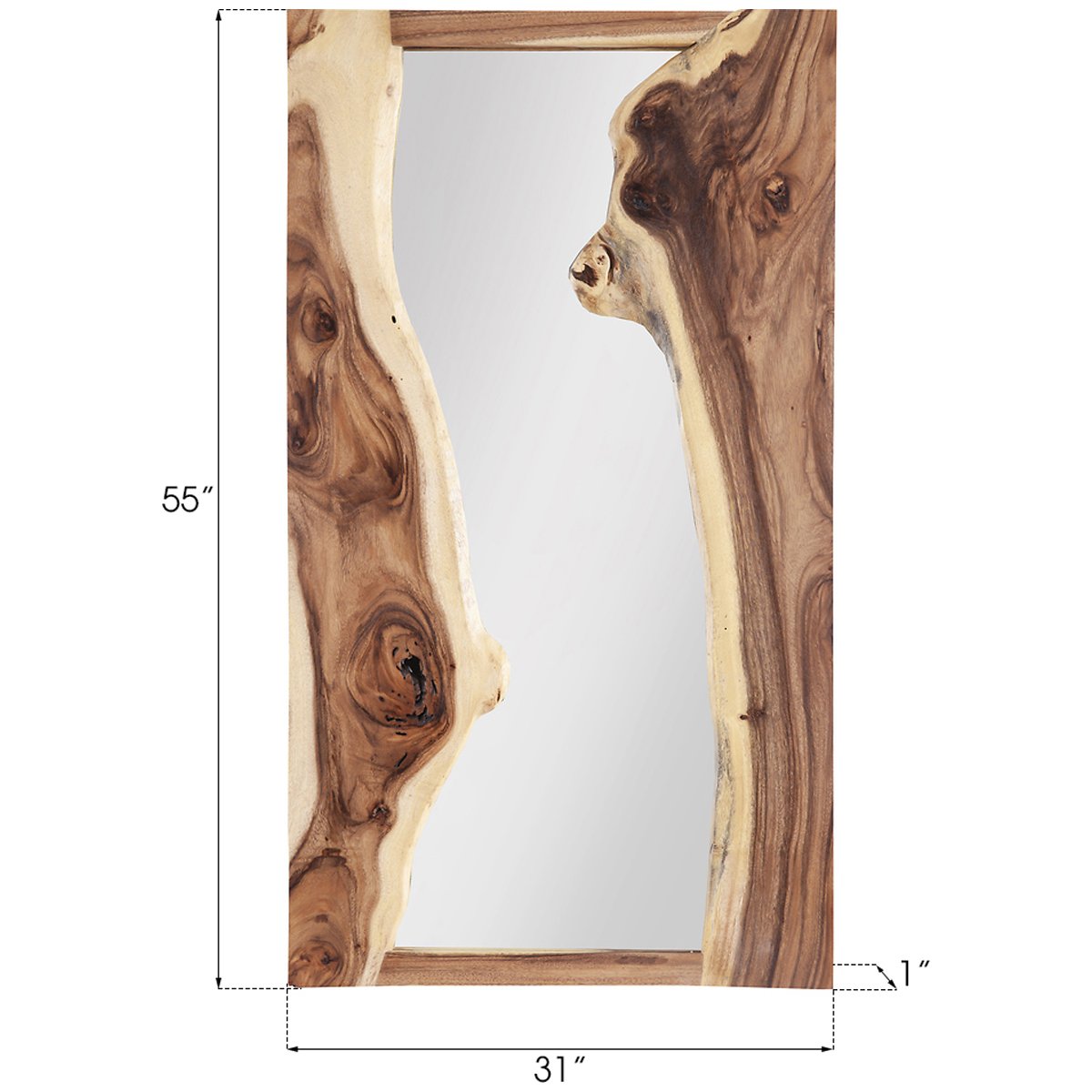 Phillips Collection River Chamcha Wood Mirror