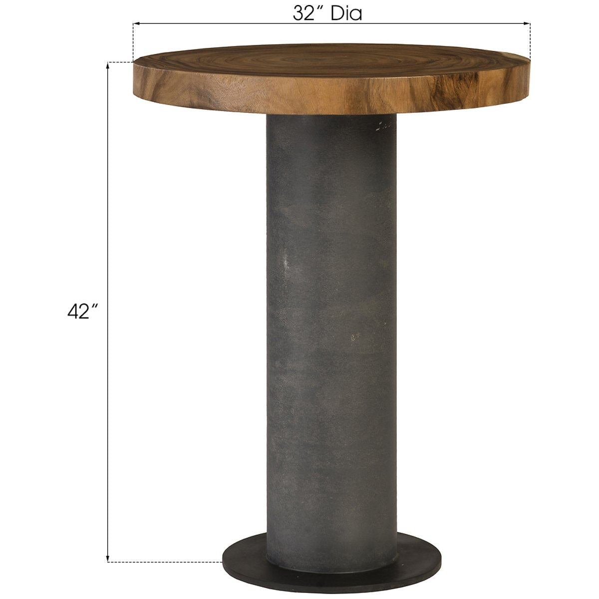 Phillips Collection Concrete Bar Table