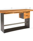 Phillips Collection Iron Frame Standing Desk with Drawers