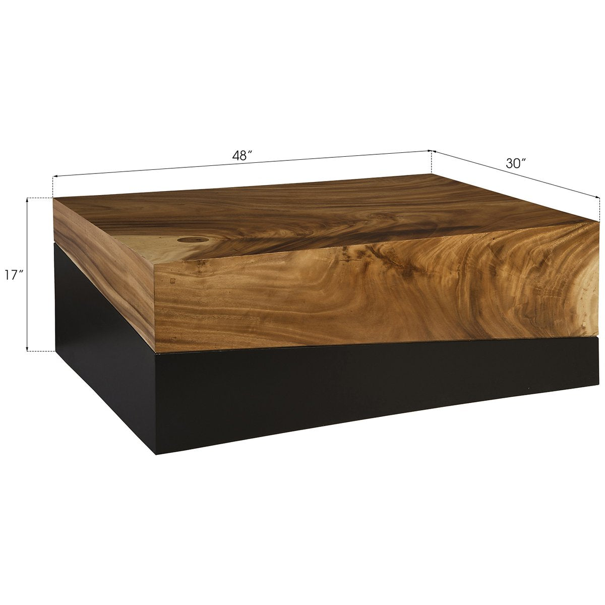 Phillips Collection Geometry Rectangular Coffee Table