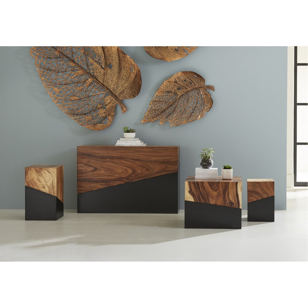 Phillips Collection Geometry Rectangular Coffee Table