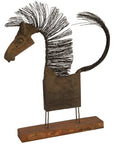 Phillips Collection Medium-Body Wire Horse Sculpture