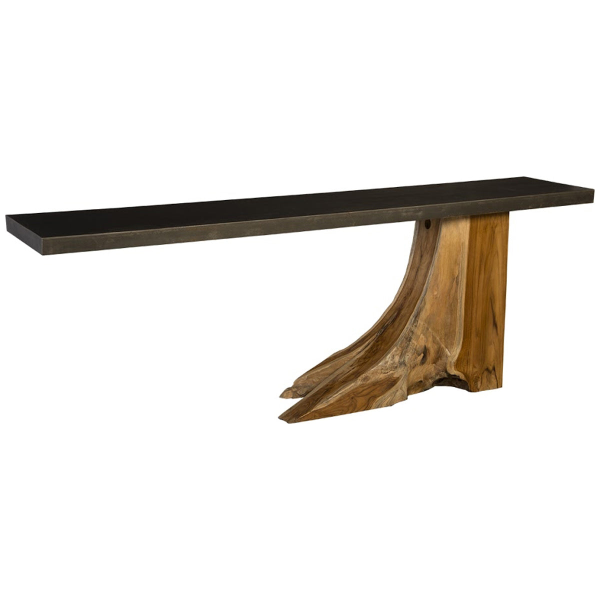 Phillips Collection Teak Wood Console Table