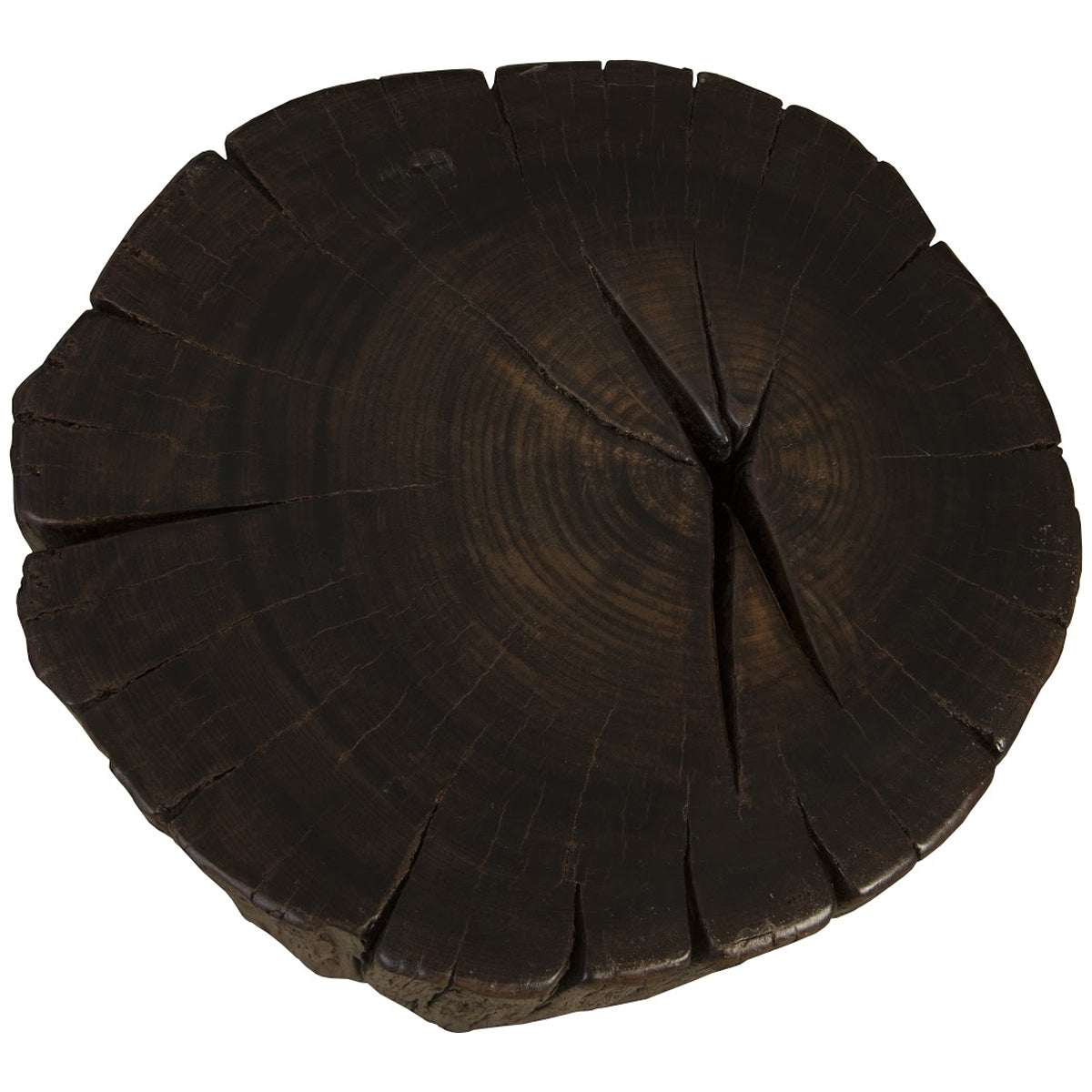 Phillips Collection Black Wood Stool