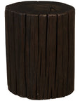 Phillips Collection Black Wood Stool