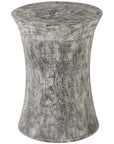 Phillips Collection Drum Stool, Gray Stone