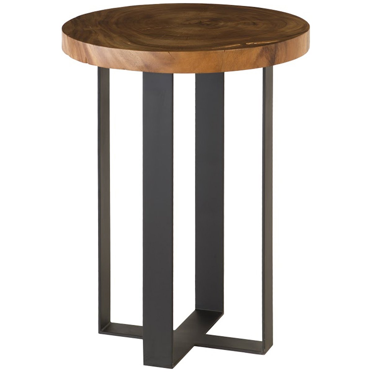 Phillips Collection Chuleta Bar Table on Black Metal Base