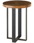 Phillips Collection Chuleta Bar Table on Black Metal Base