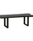 Phillips Collection Chainsaw Dining Table with Glass