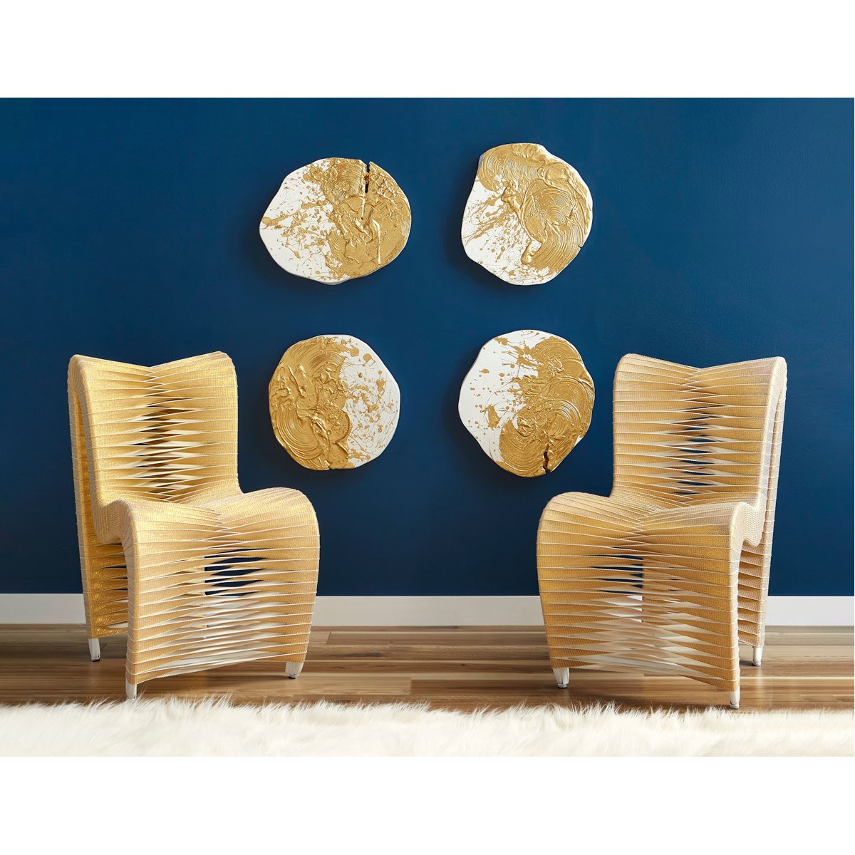 Phillips Collection Wisp Gold Wall Tile