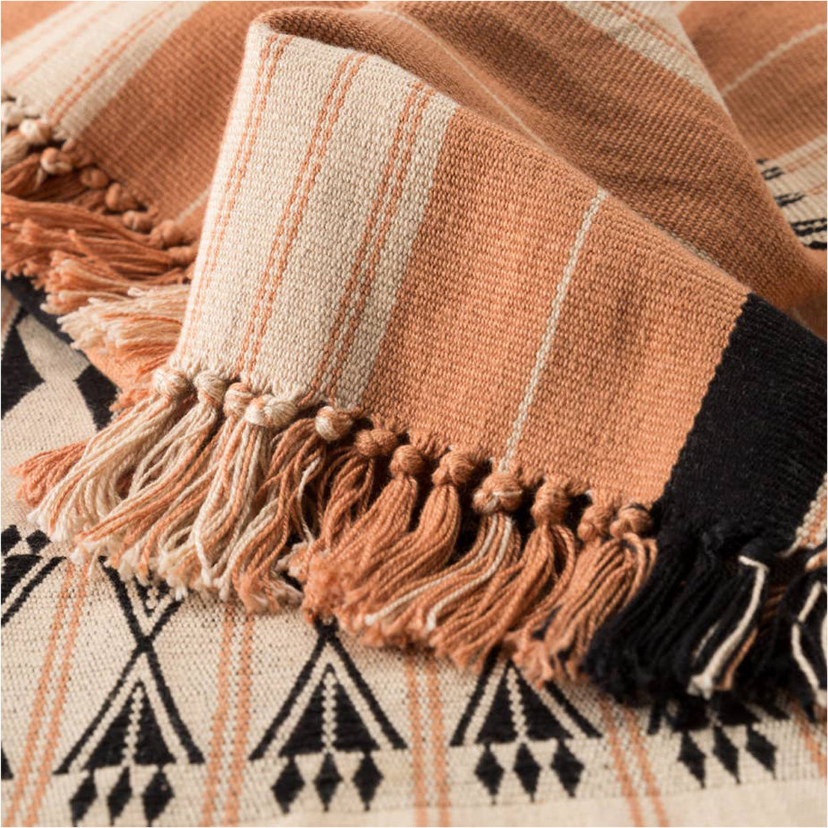 Jaipur Nagaland Chang Tribal Blush Beige NGD01 Throw