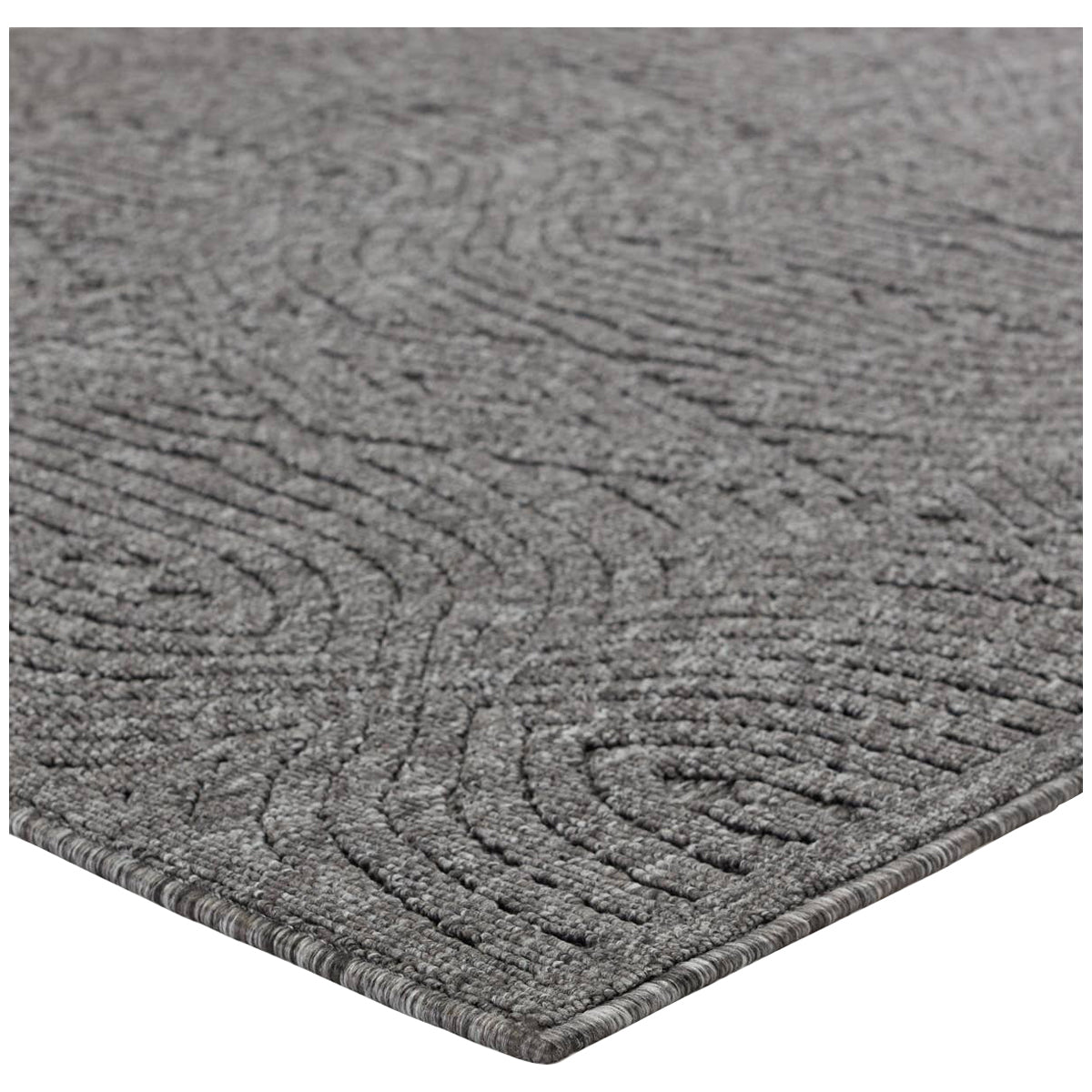 Jaipur Tajiri by Nikki Chu Ekon Trellis Dark Gray TNC01 Area Rug