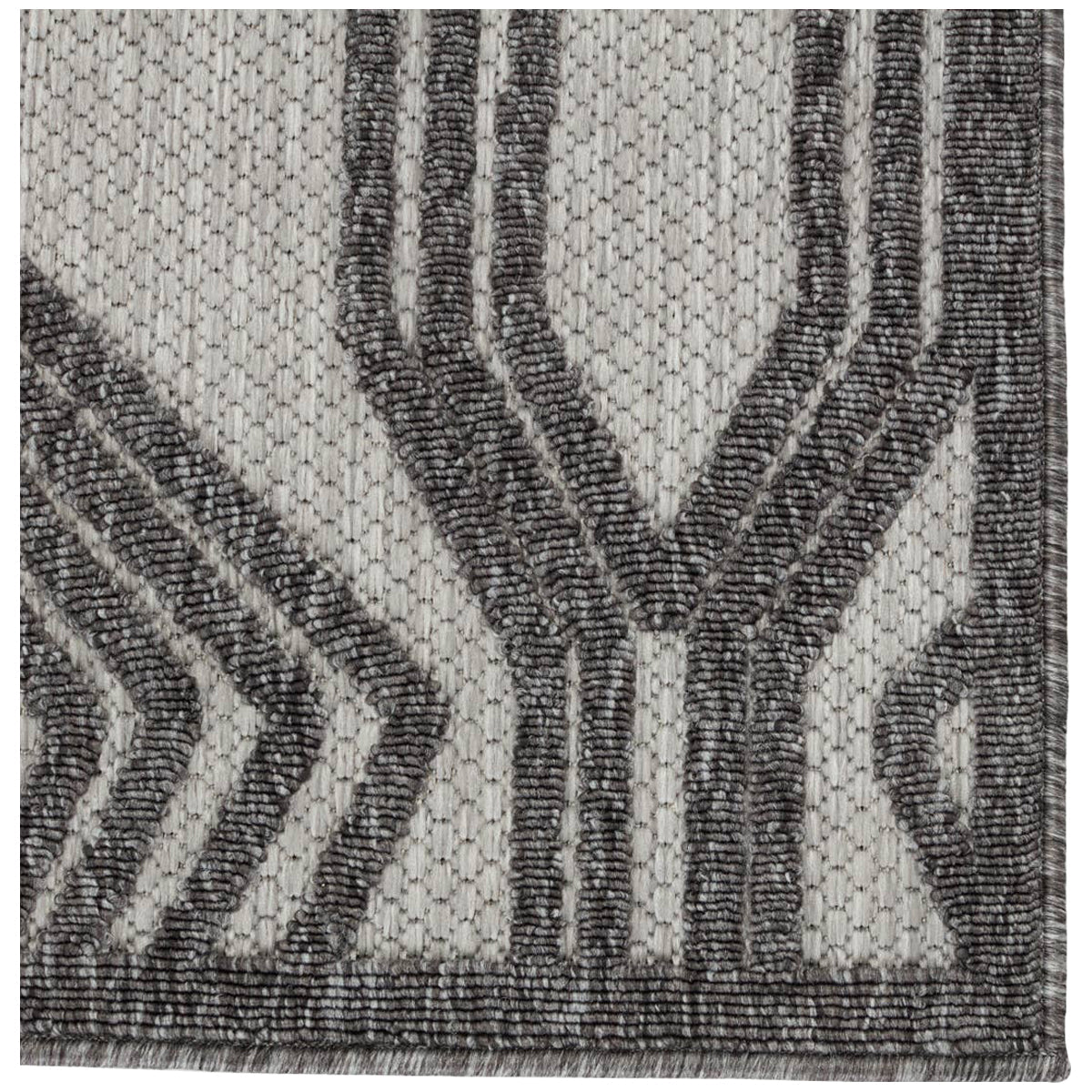 Jaipur Tajiri by Nikki Chu Adana Trellis Dark Gray Silver TNC05 Rug