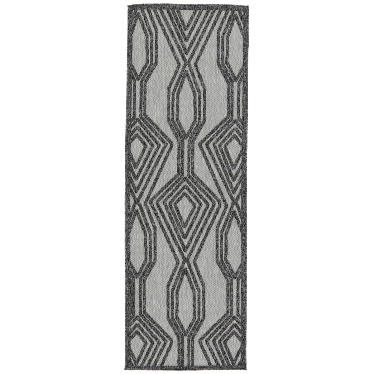 Jaipur Tajiri by Nikki Chu Adana Trellis Dark Gray Silver TNC05 Rug