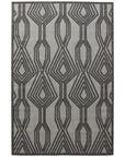 Jaipur Tajiri by Nikki Chu Adana Trellis Dark Gray Silver TNC05 Rug