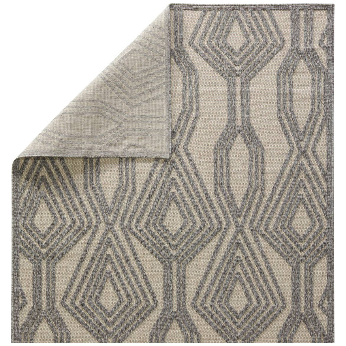 Jaipur Tajiri by Nikki Chu Adana Trellis Cream Gray TNC06 Area Rug