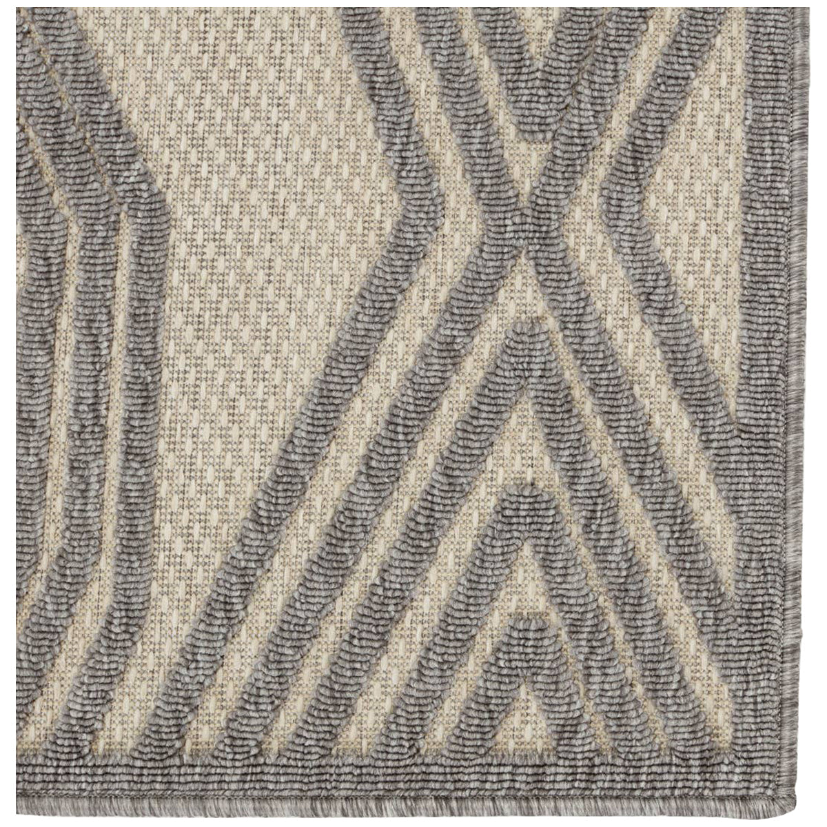 Jaipur Tajiri by Nikki Chu Adana Trellis Cream Gray TNC06 Area Rug