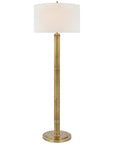 Visual Comfort Longacre Floor Lamp with Linen Shade