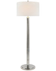 Visual Comfort Longacre Floor Lamp with Linen Shade