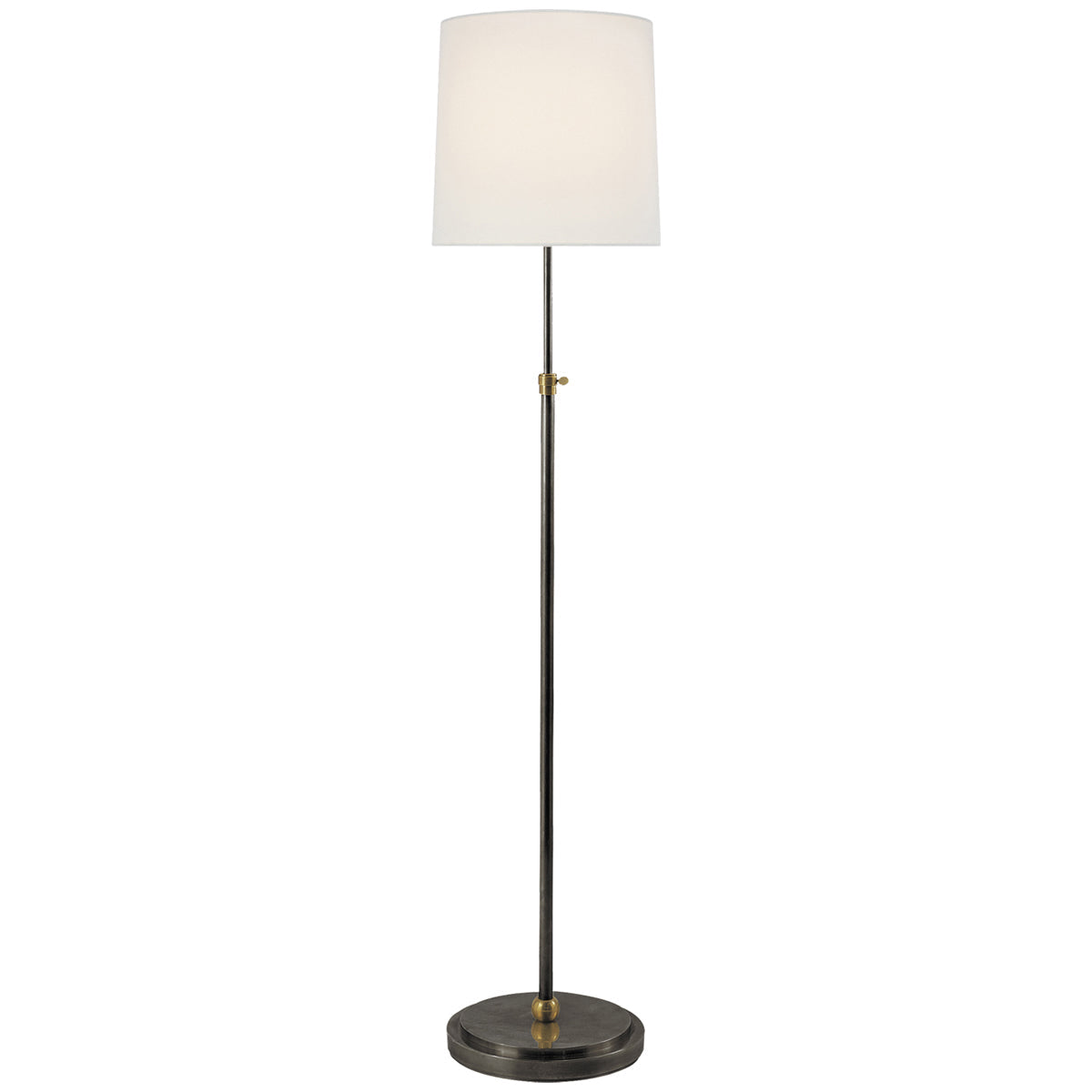 Visual Comfort Bryant Floor Lamp with Linen Shade