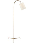 Visual Comfort Mia Floor Lamp with Linen Shade