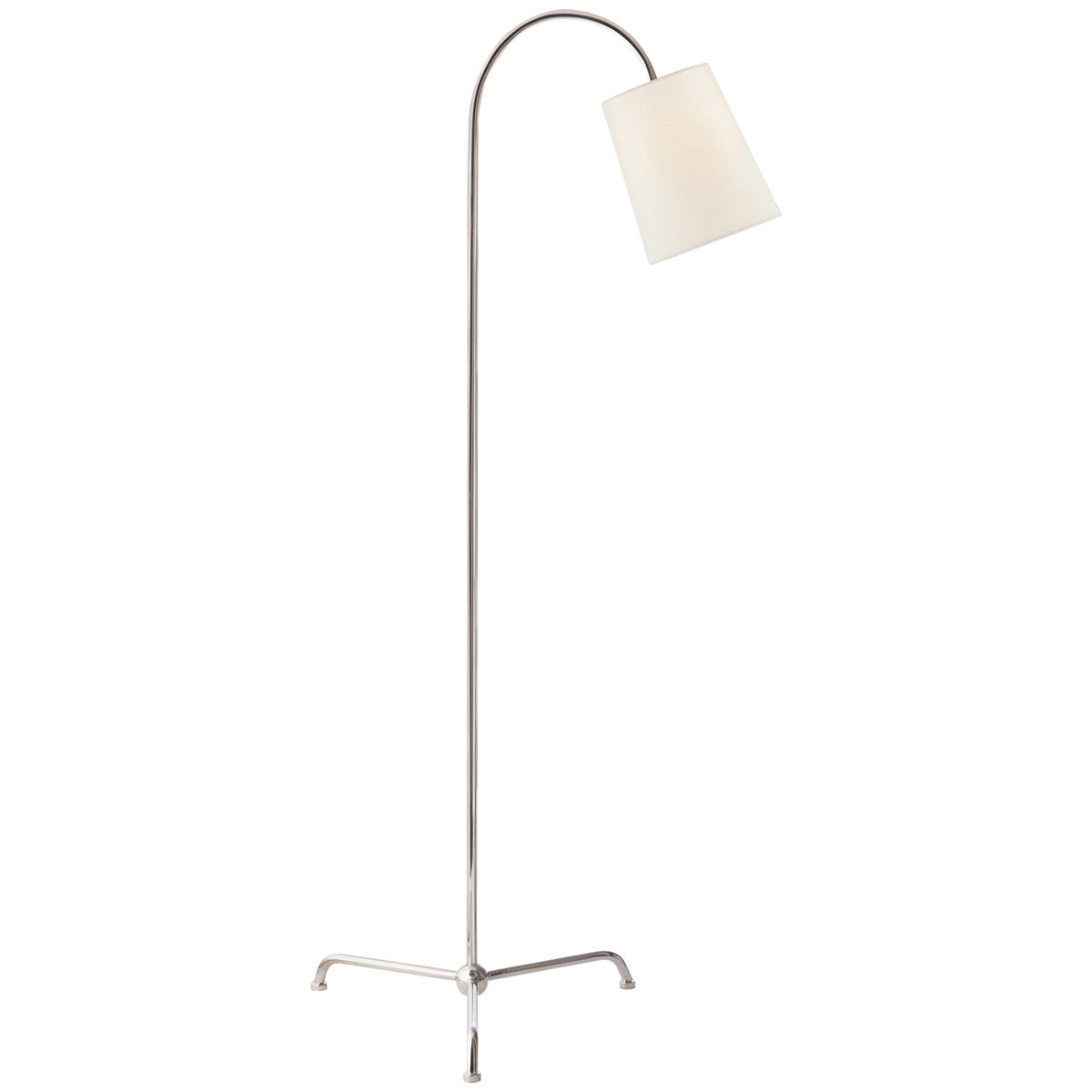 Visual Comfort Mia Floor Lamp with Linen Shade